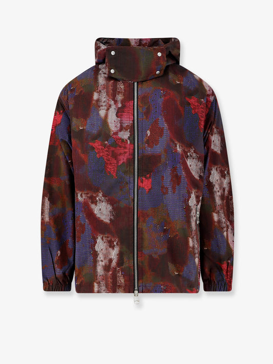 Technical multicolor cotton jacket
