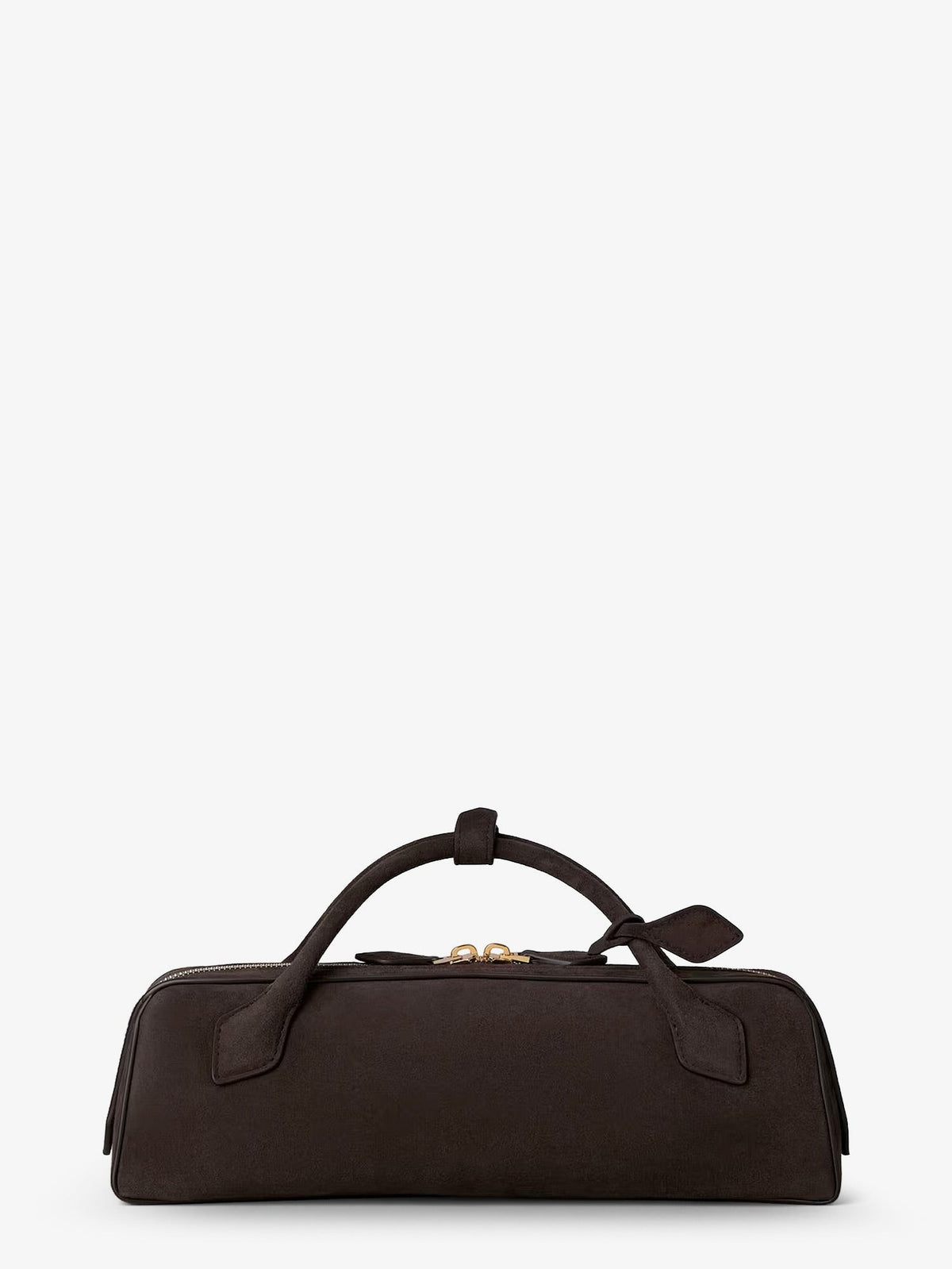 Teckel Clutch suede handbag