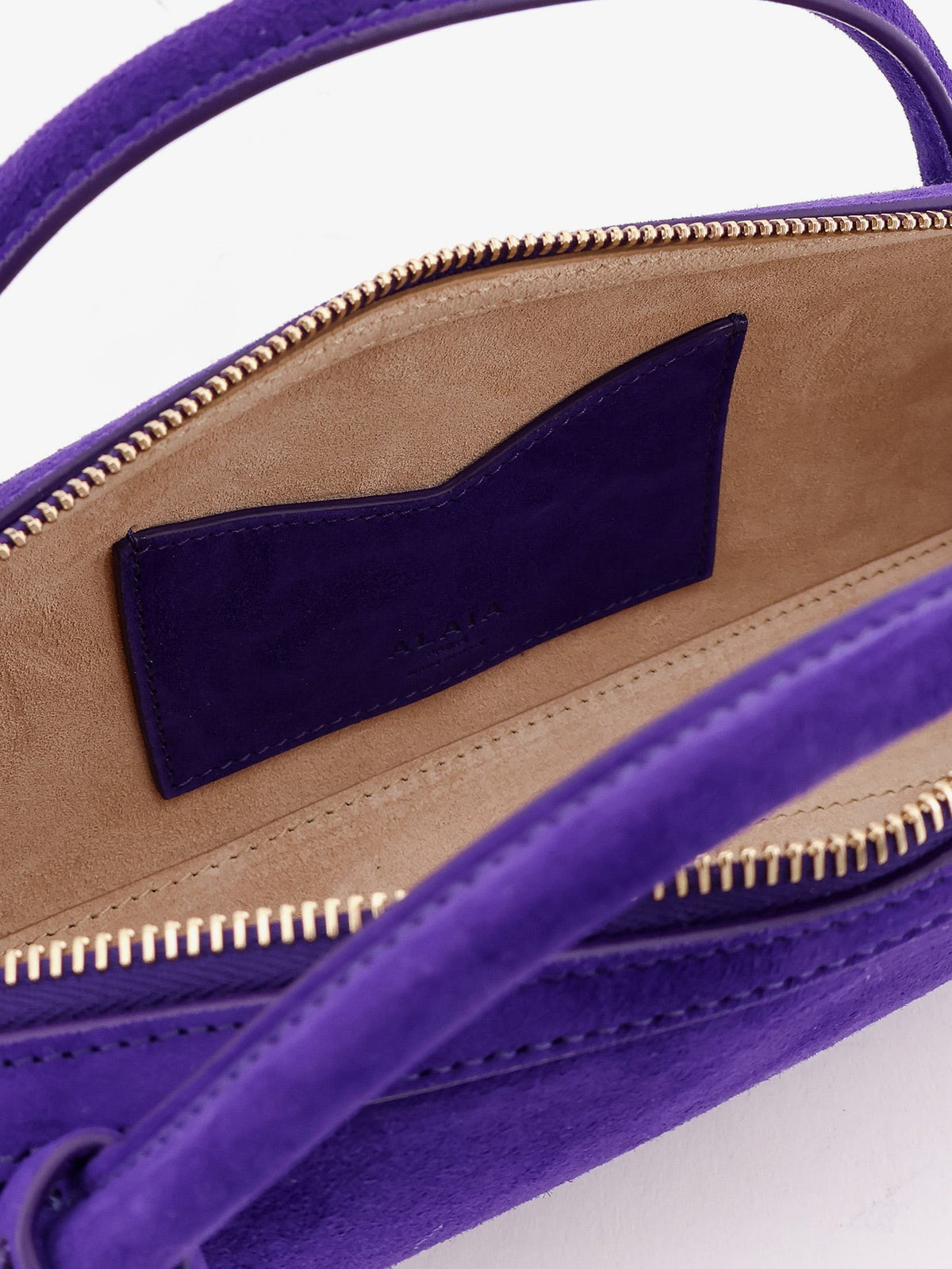 Teckel Clutch suede handbag