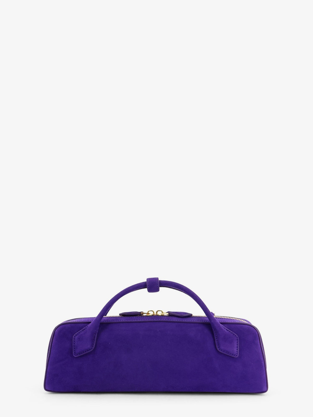 Teckel Clutch suede handbag