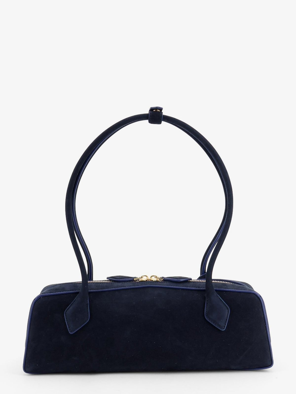Teckel Medium Suede shoulder bag