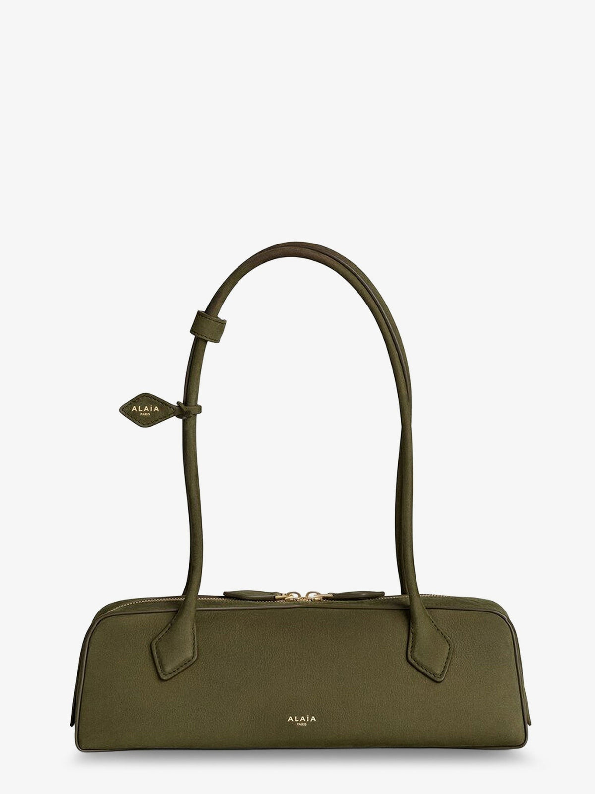 Teckel Medium Suede shoulder bag