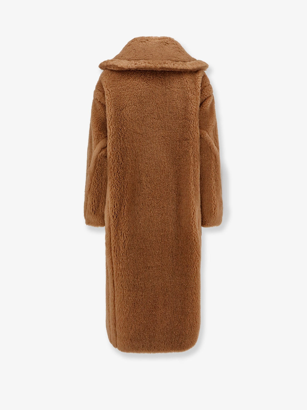 Teddy camel hair and silk coat
