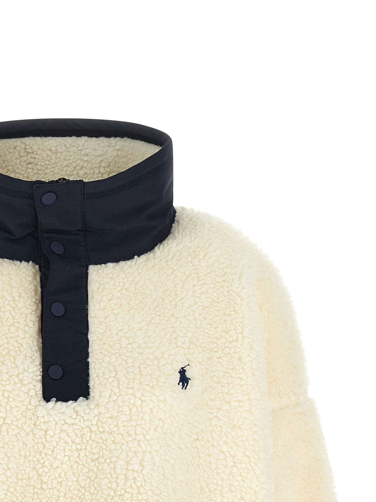 Teddy sweatshirt with embroidery