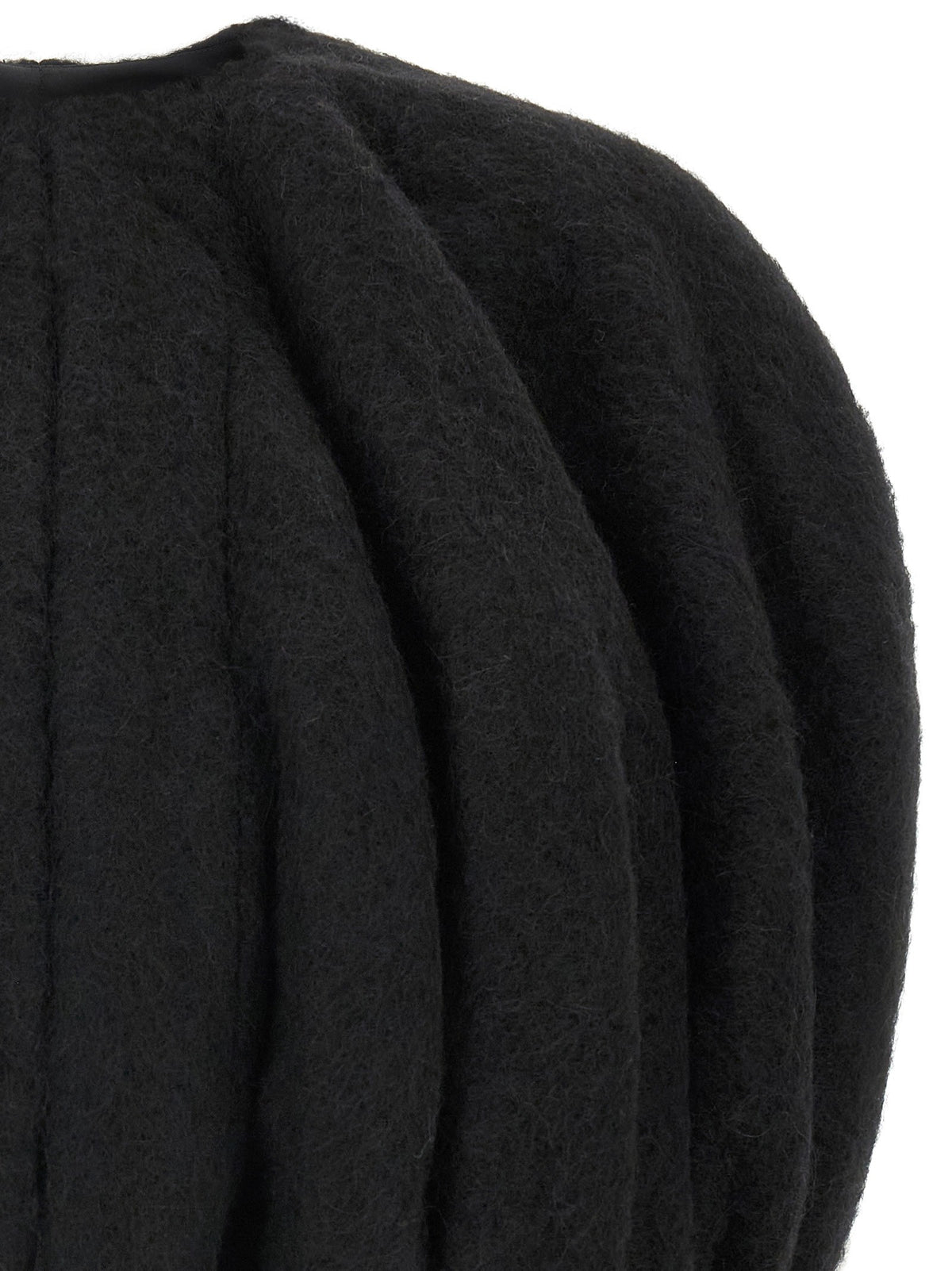 'Temple Bubble Cropped' cape