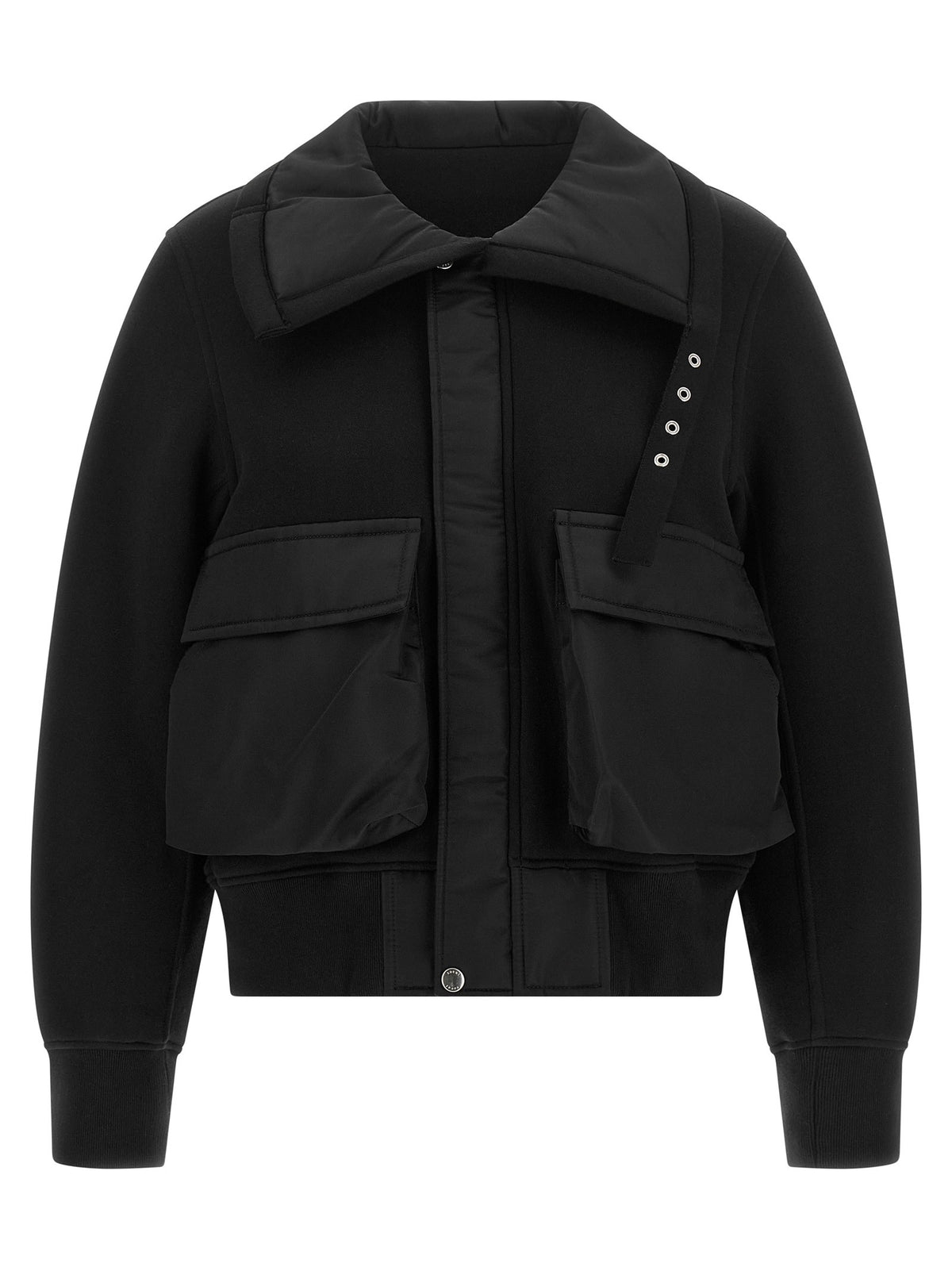 Terry cloth-effect fabric jacket