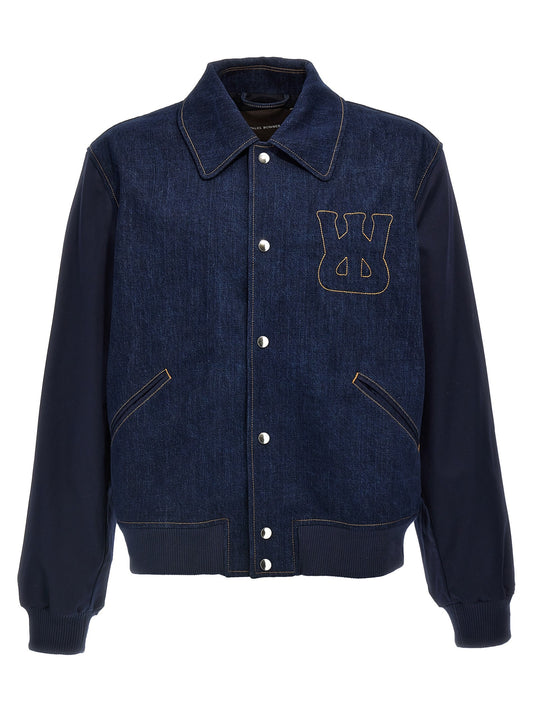 'The Echo Denim Varsity' jacket