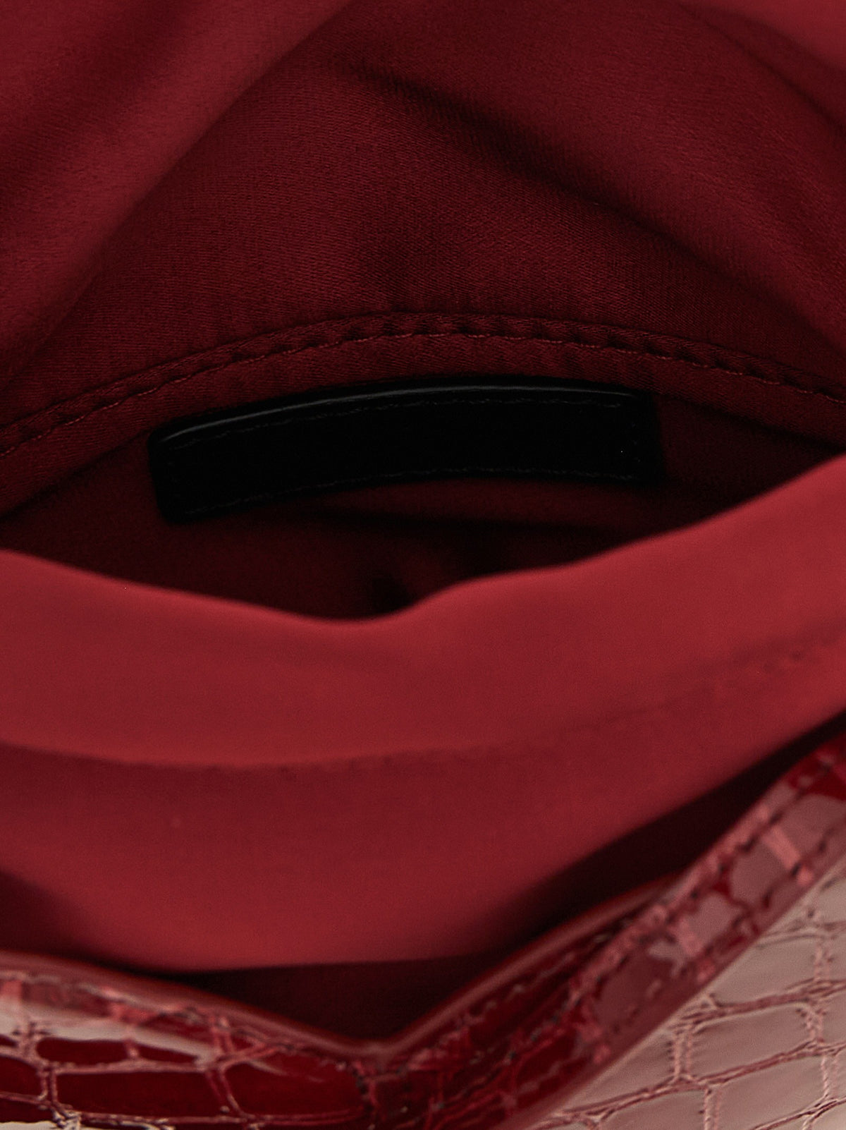 'The Heart' burgundy handbag