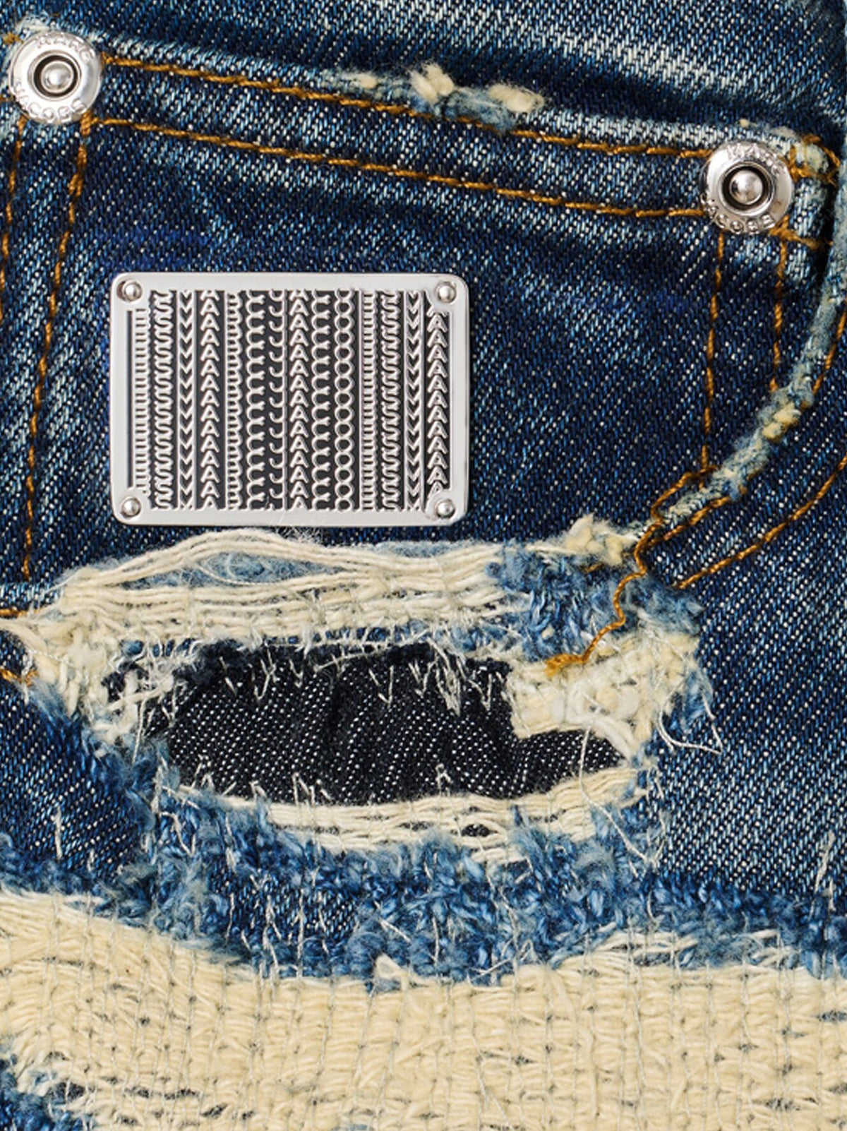 'The Rip And Repair Straight Jean' jeans