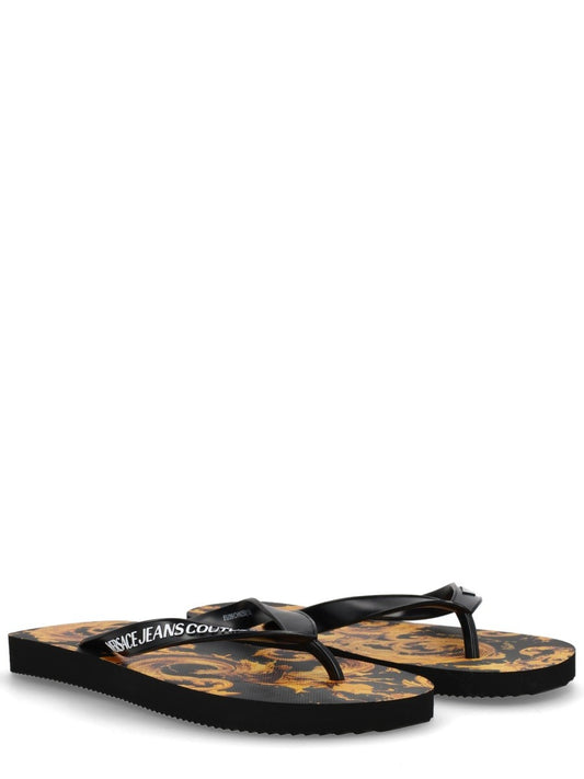 THONG SANDAL WITH LOGO