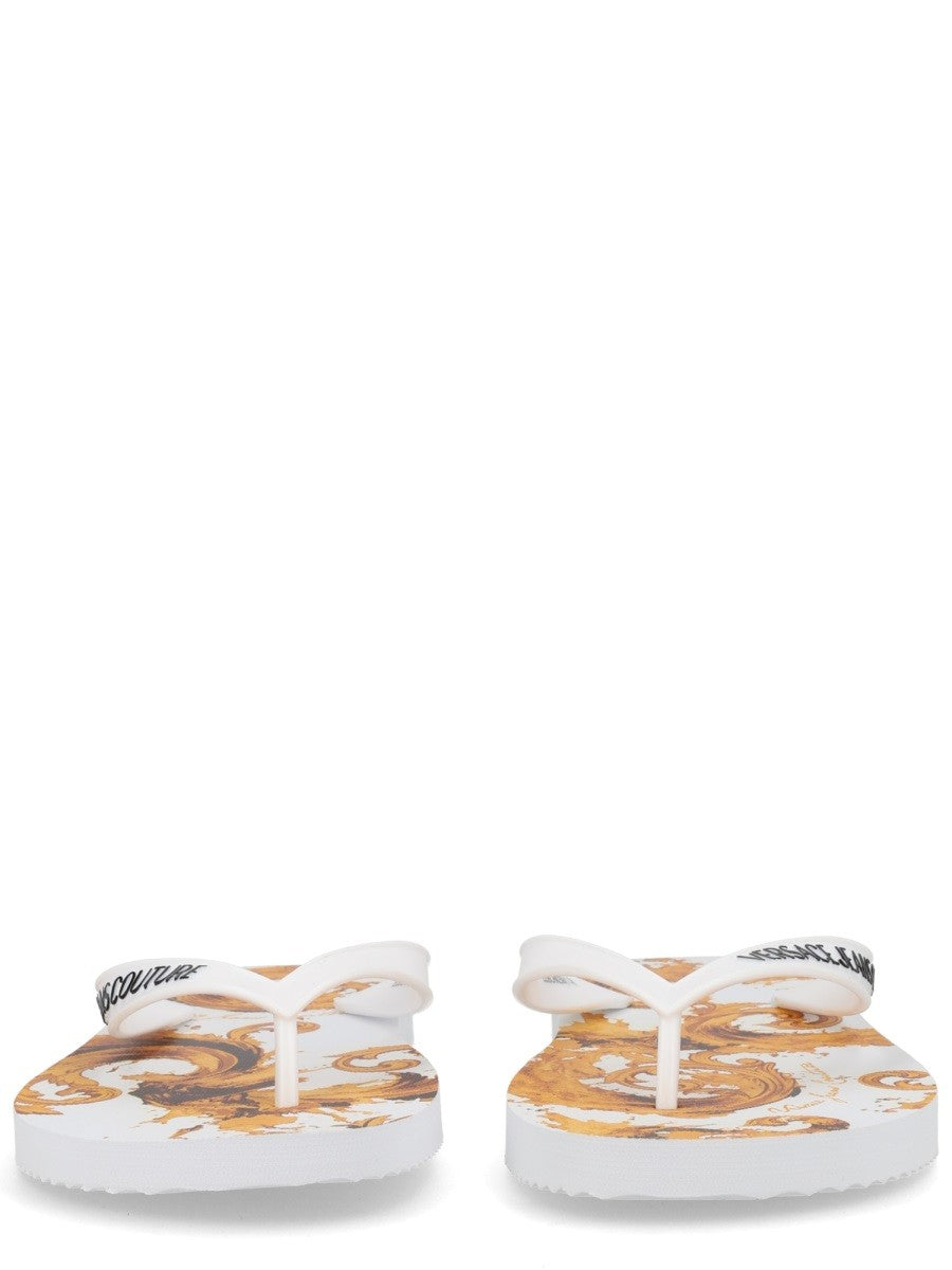 THONG SANDAL WITH LOGO