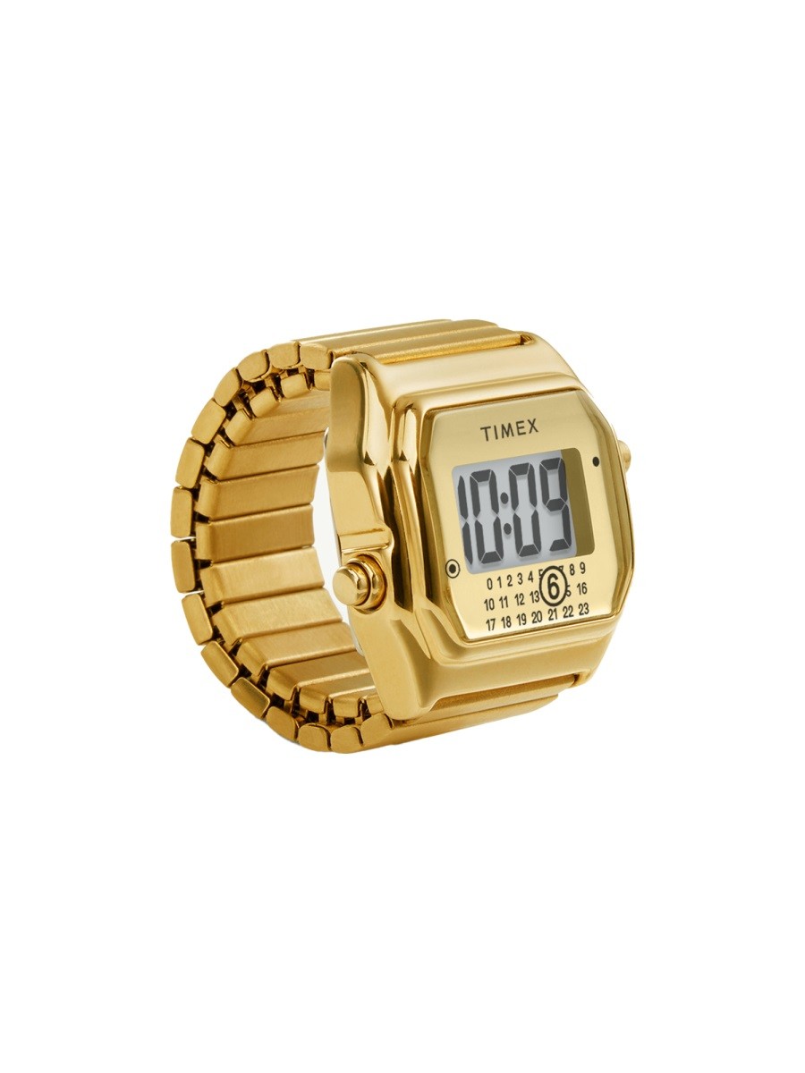 "TIMEX X MM6 T80 GOLD-TONE" RING S-M