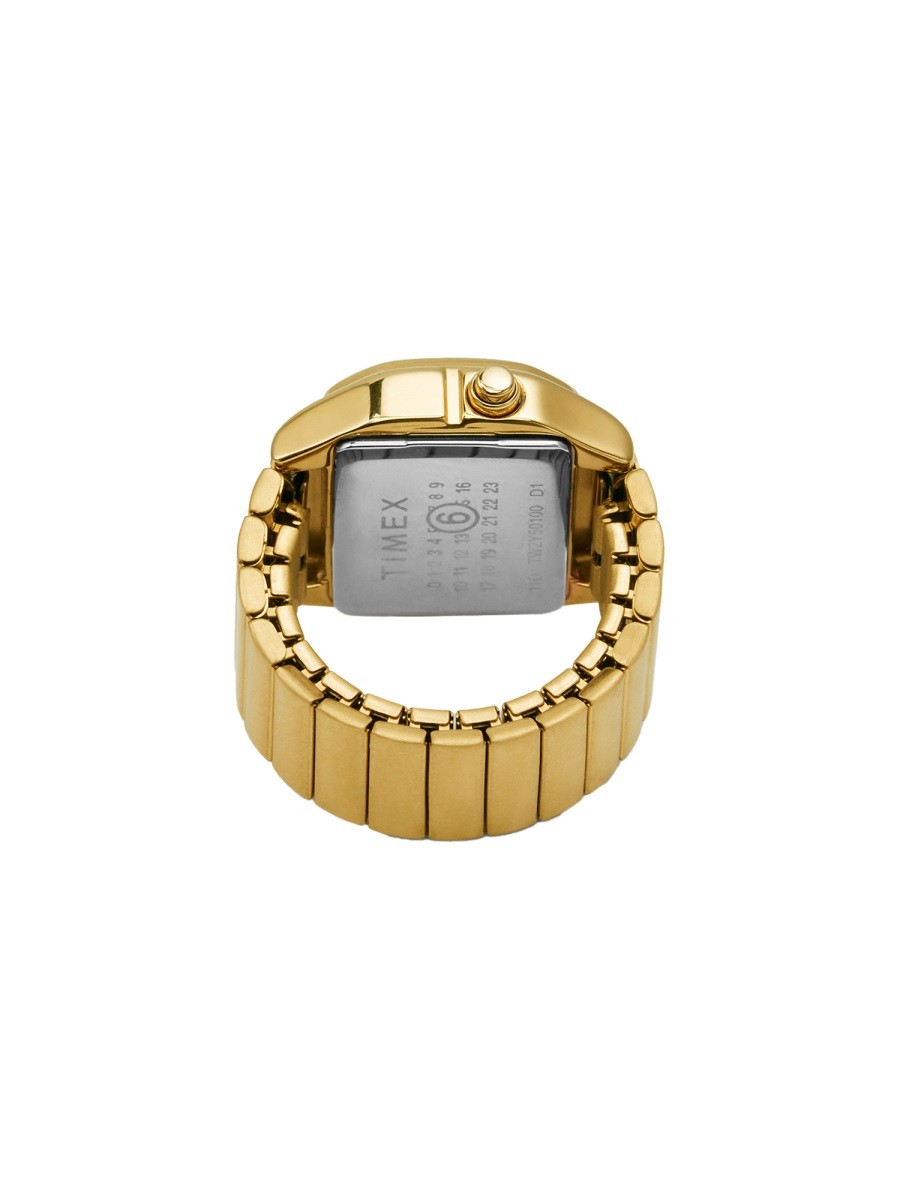 "TIMEX X MM6 T80 GOLD-TONE" RING S-M