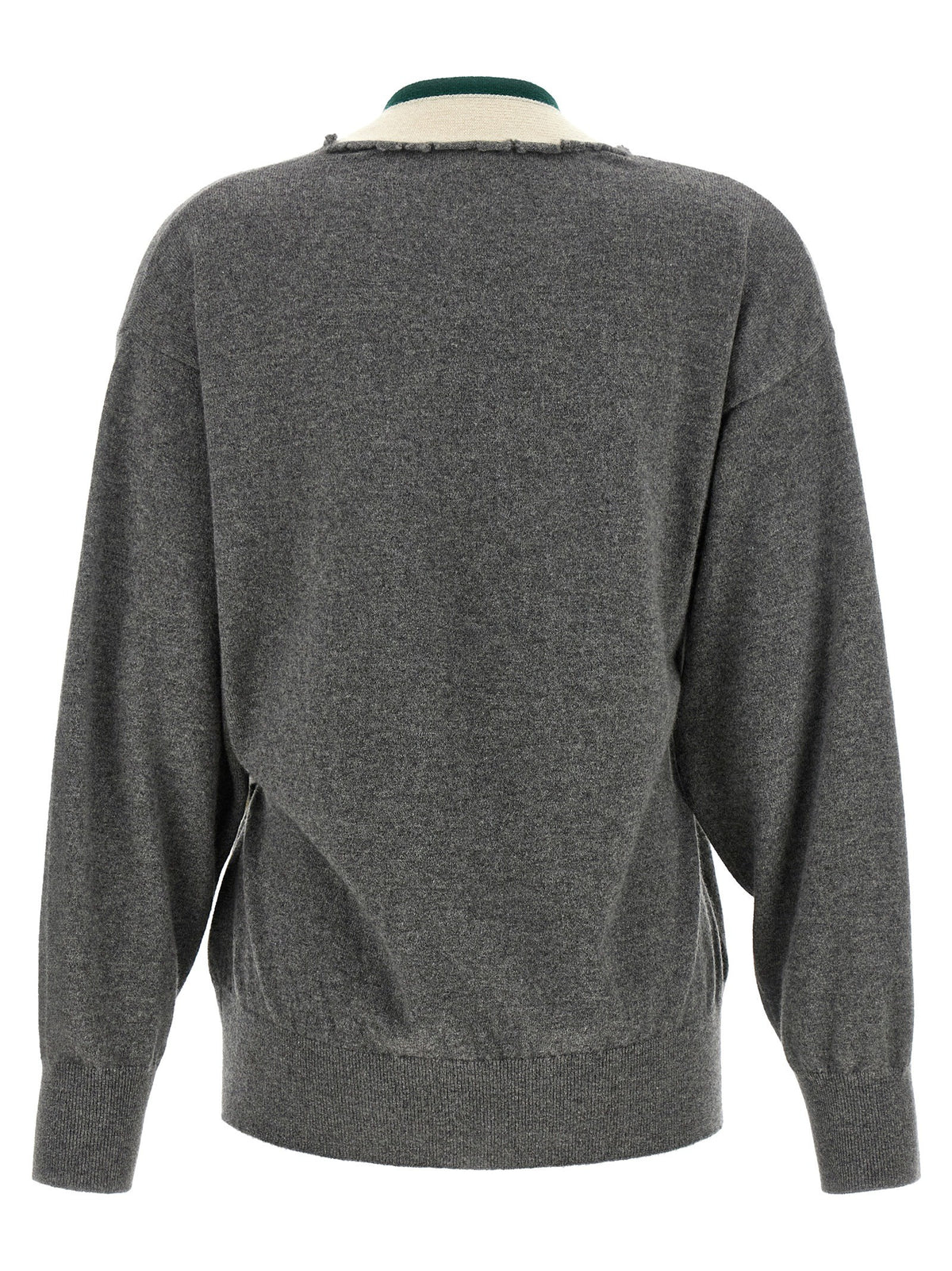 'Toma' sweater with crossed closure