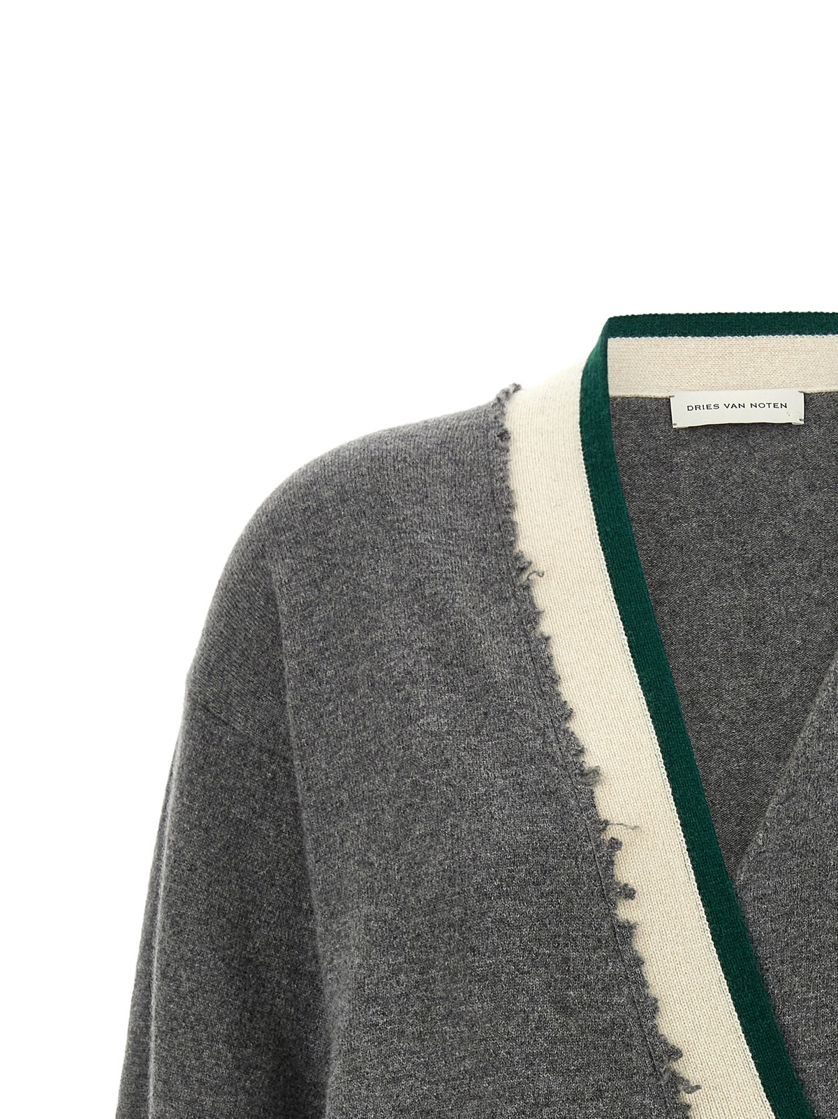 'Toma' sweater with crossed closure