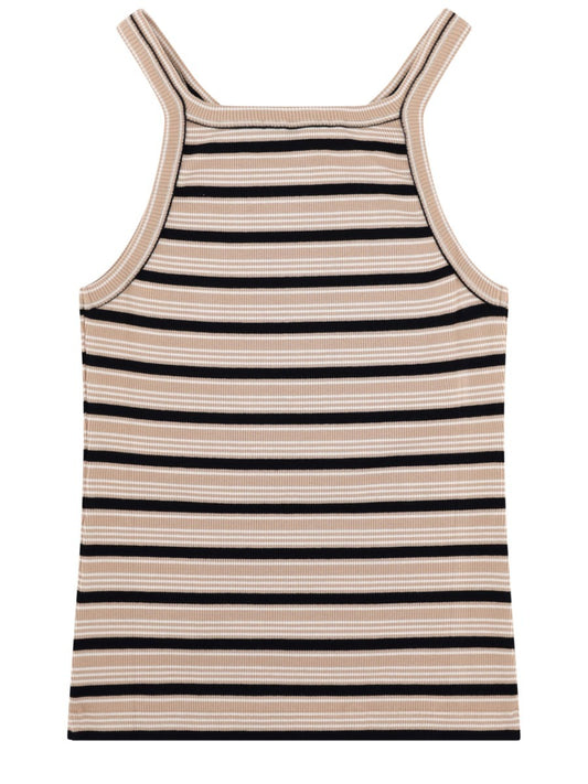 Top in Cotone a Righe