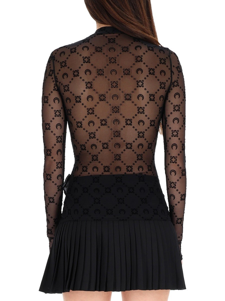 TOP IN MESH CON LOGO