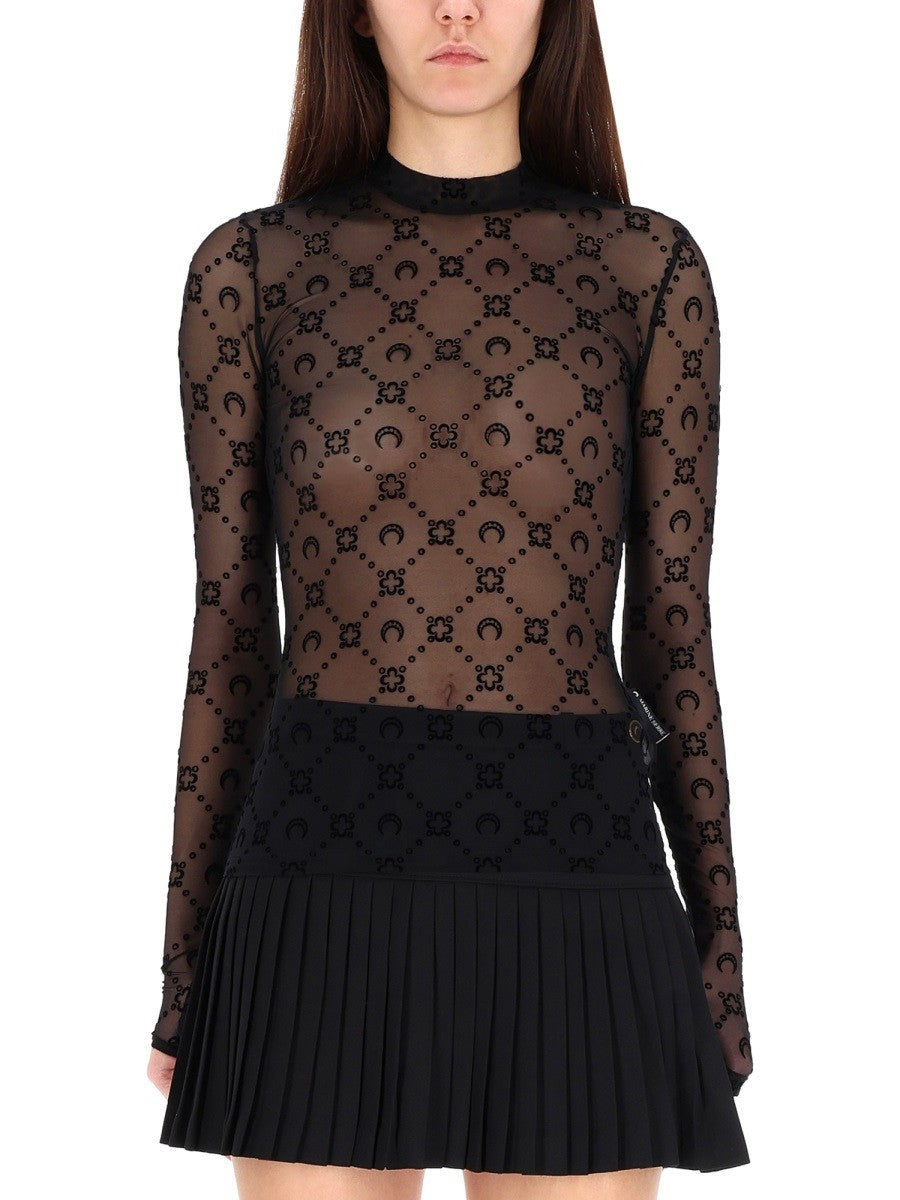 TOP IN MESH CON LOGO