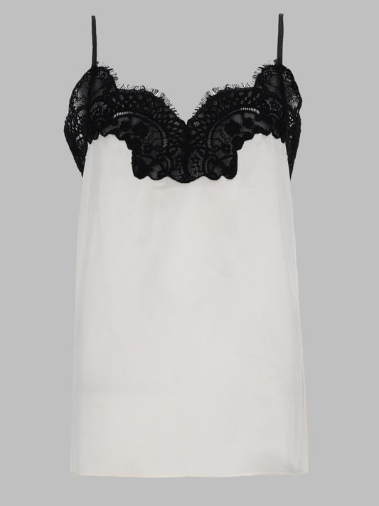 TOP IN SETA E PIZZO