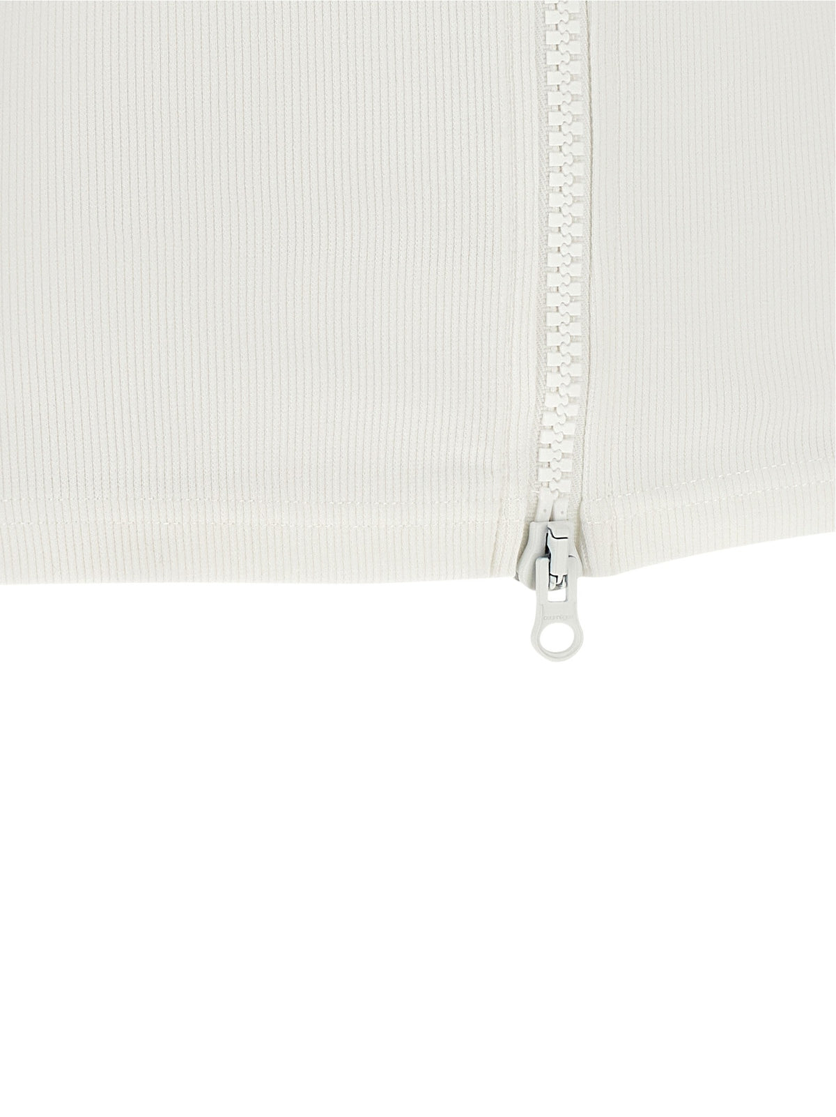 Top with front zip