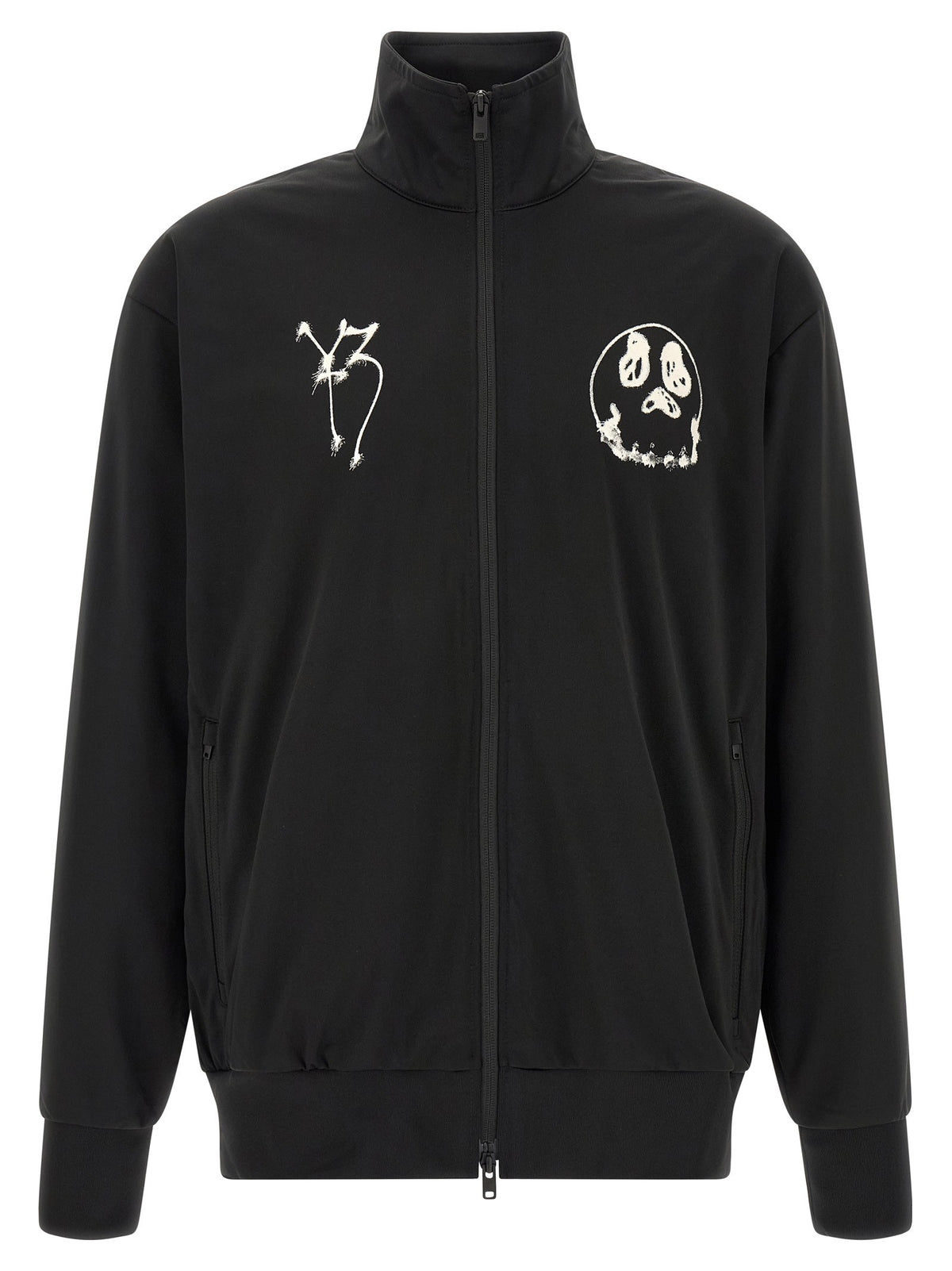 سويت شيرت بسحاب مطبوع عليه "Track Top GFX NYLN"