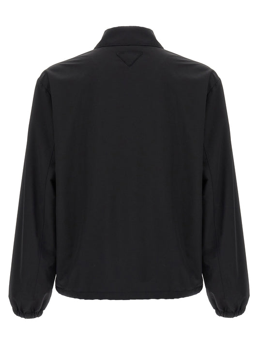 Travel wool blouson