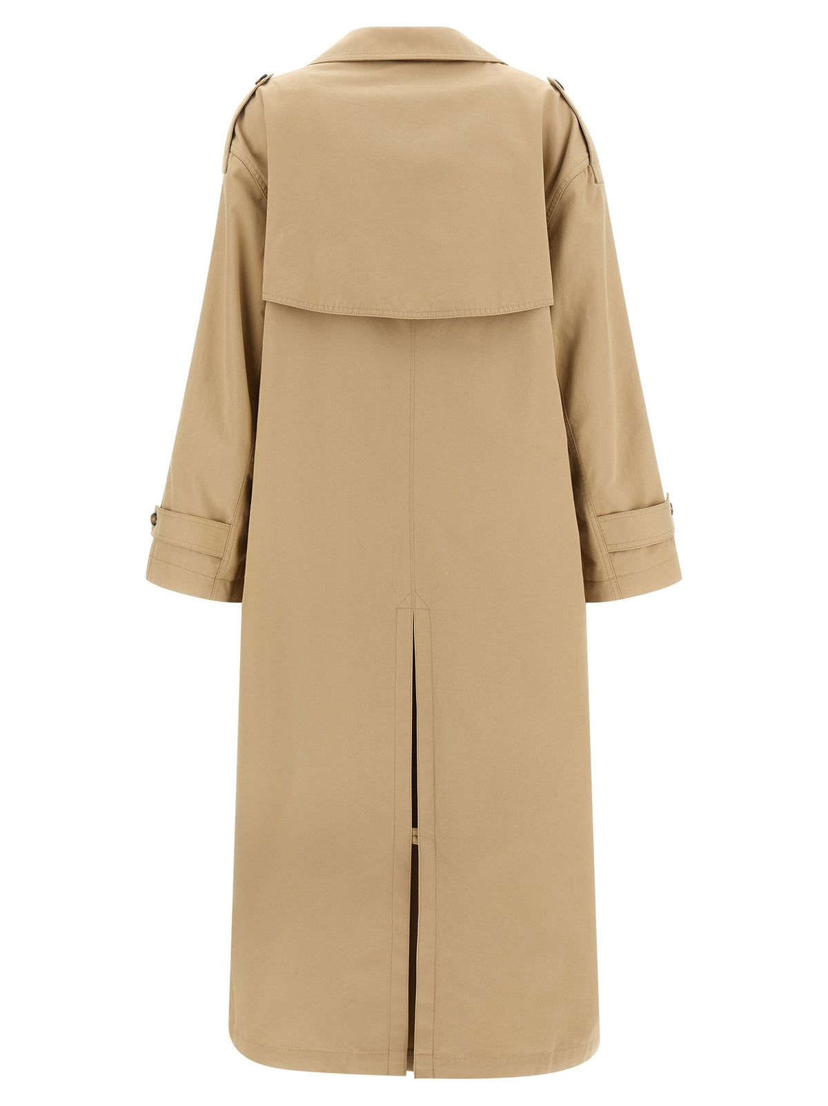 Trench coat with gloves