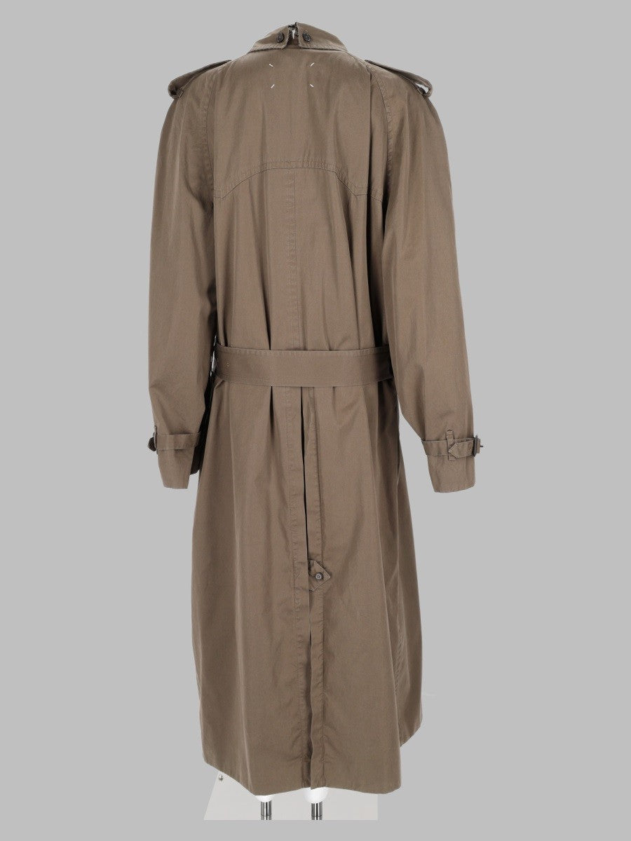 Trench "Folden Collar" In Cotone