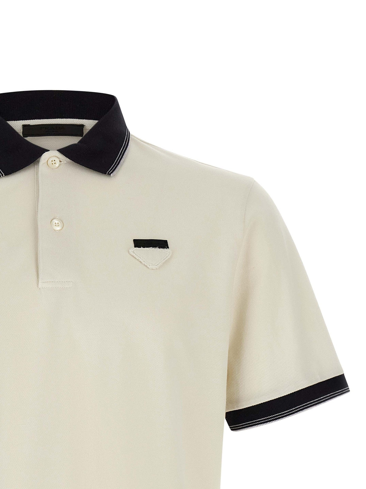 Triangle logo polo shirt