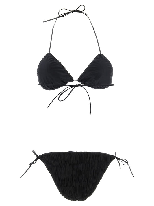 'Triangle Plisse' bikini