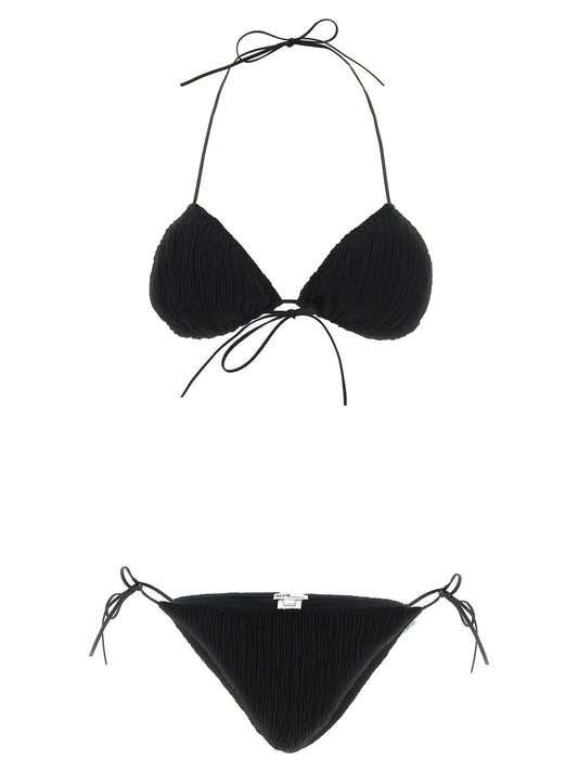 'Triangle Plisse' bikini