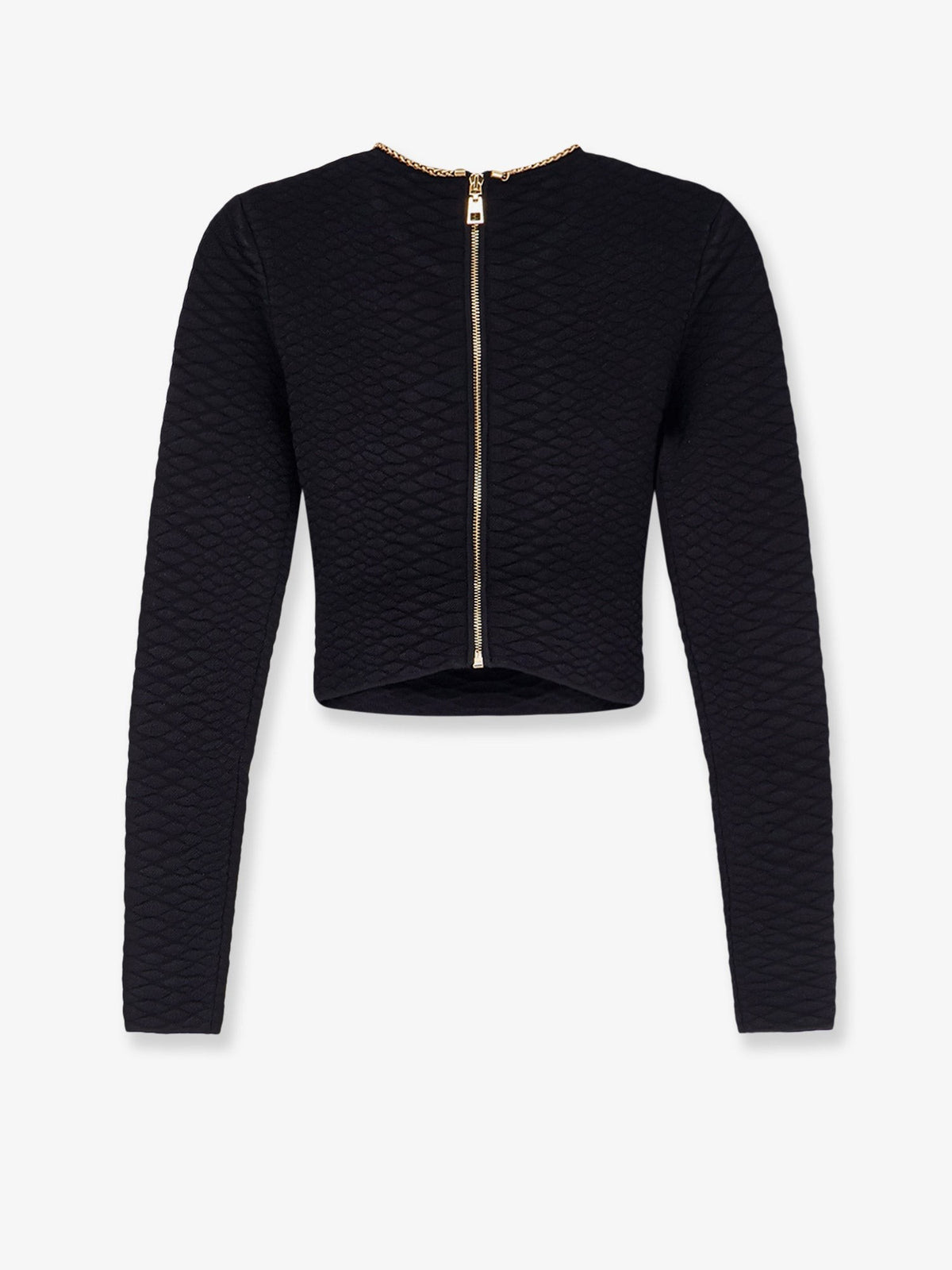 Tricot Sweater with snake metal choker