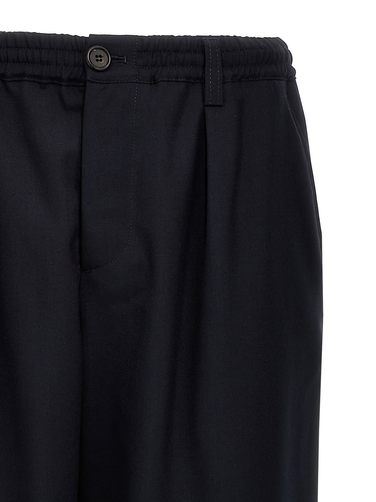 Tropical wool crop pants