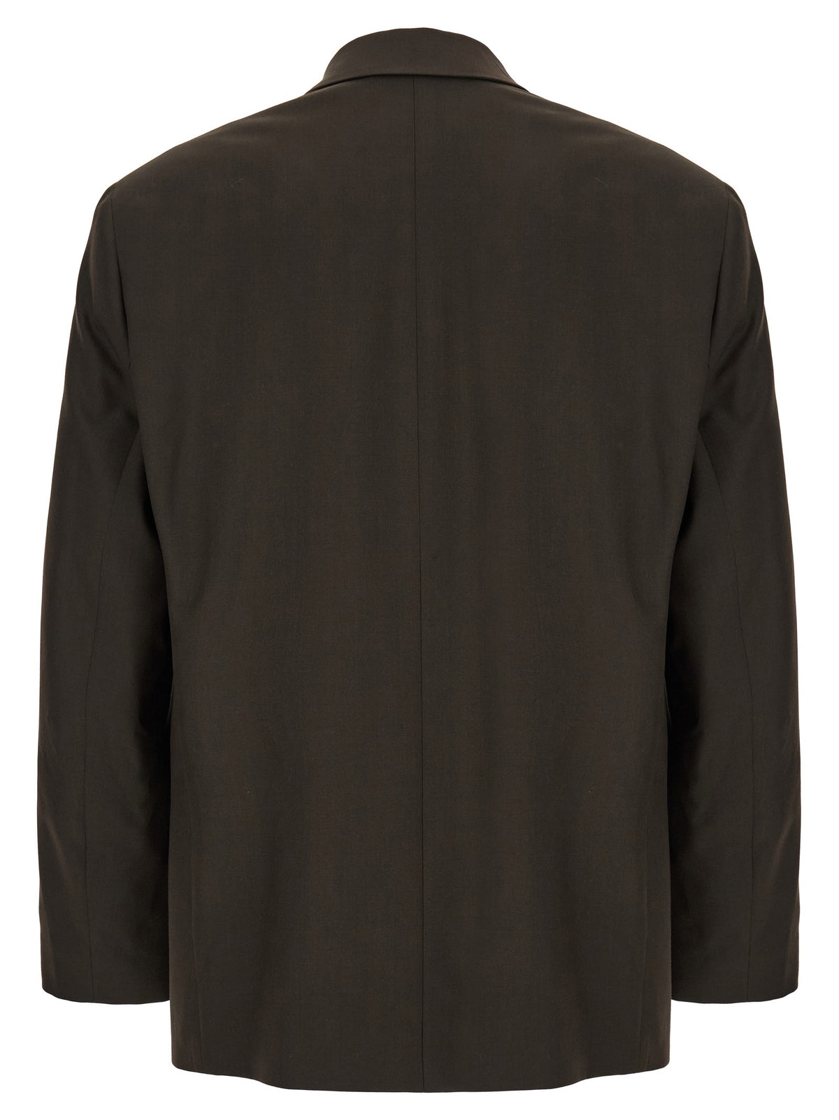 Tropical wool double-breasted blazer