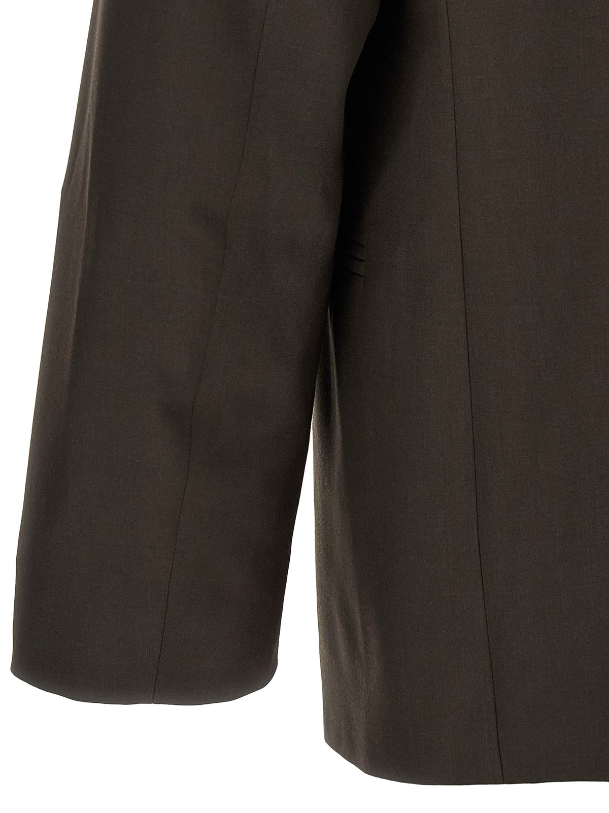 Tropical wool double-breasted blazer