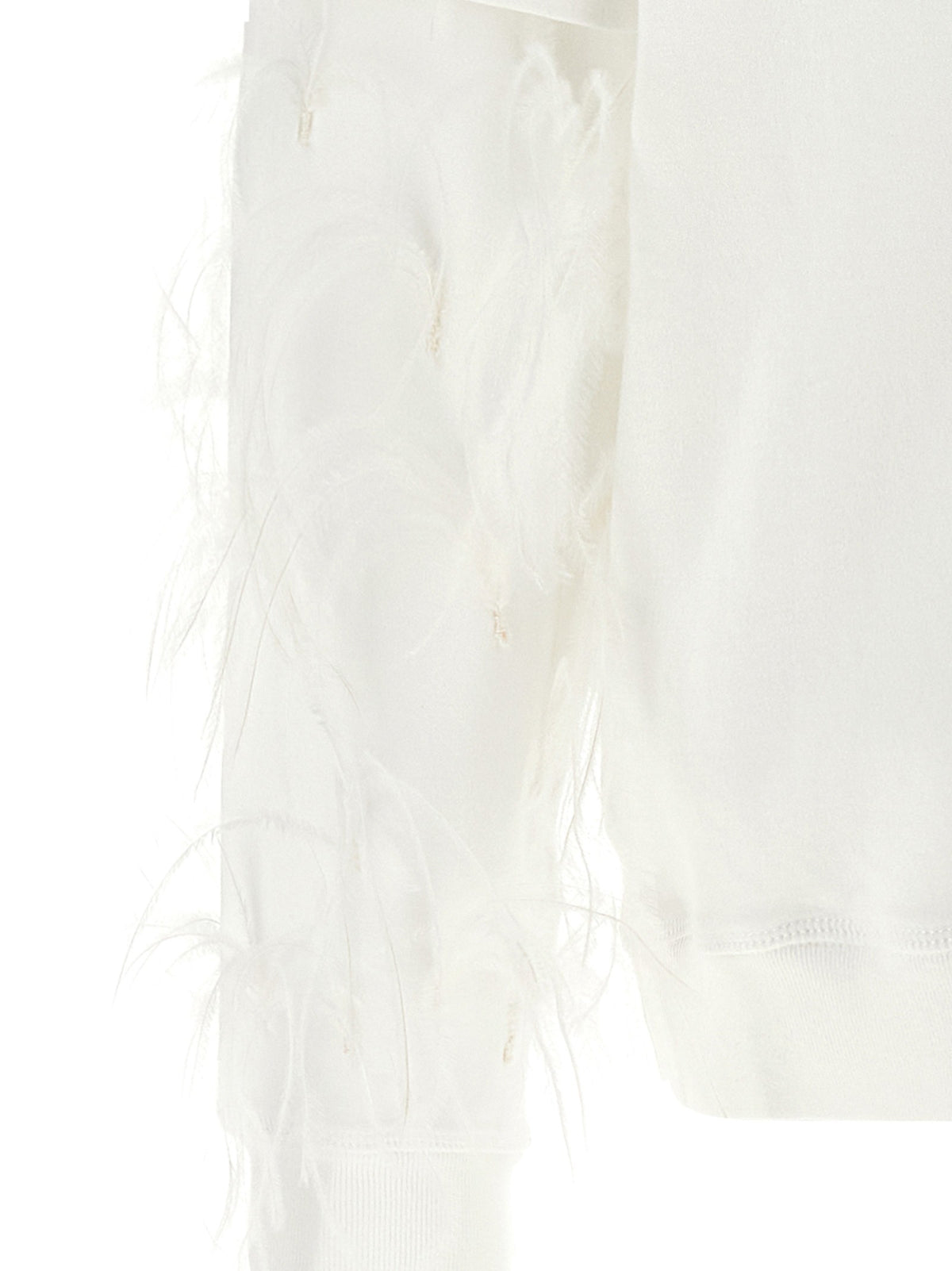 'Troy' feather sweatshirt