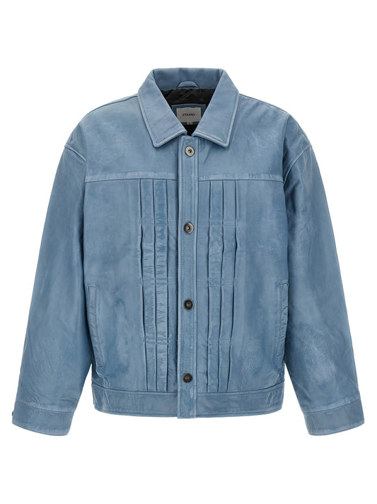 'Trucker Pleats' jacket