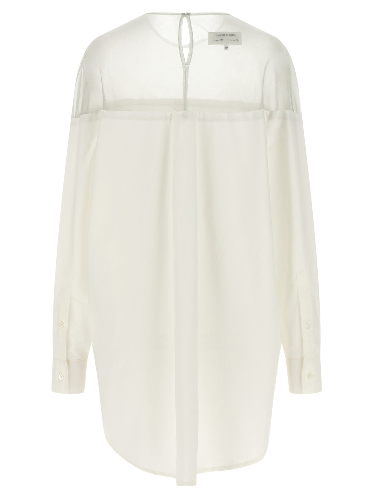 Tulle insert shirt