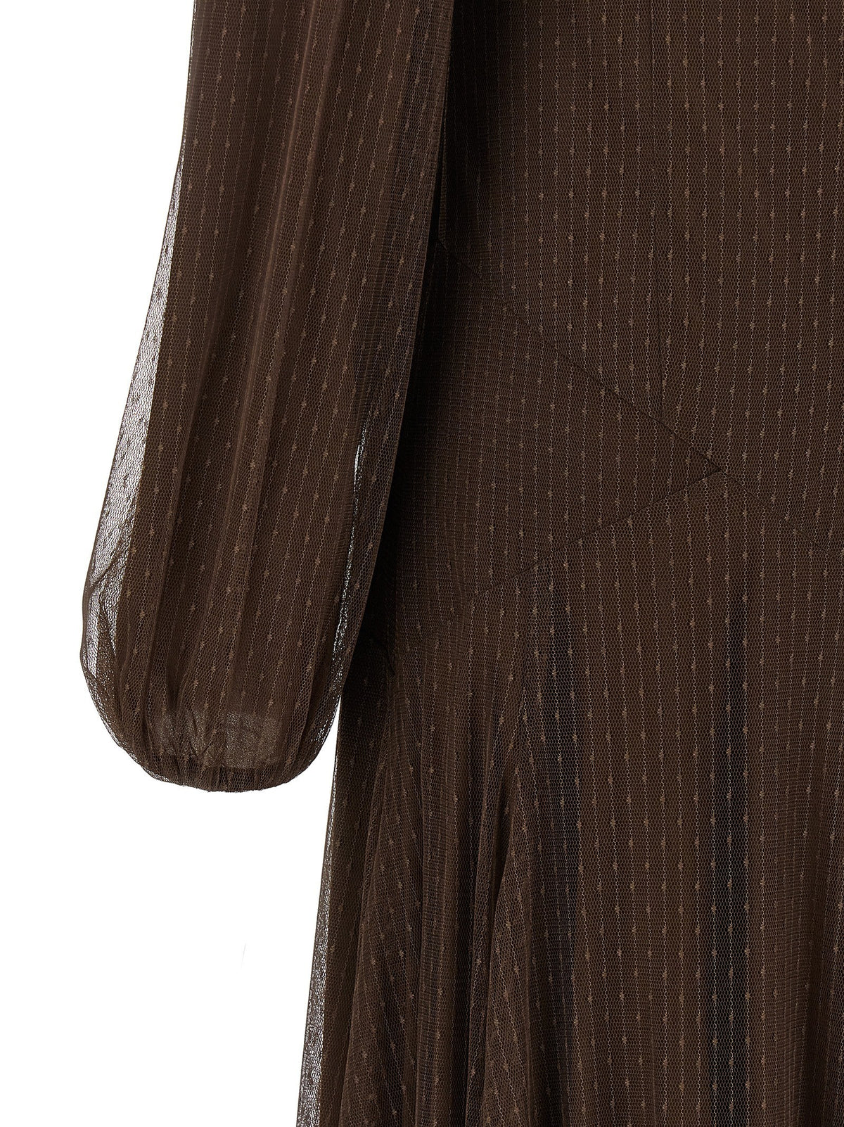 Tulle plumetis dress