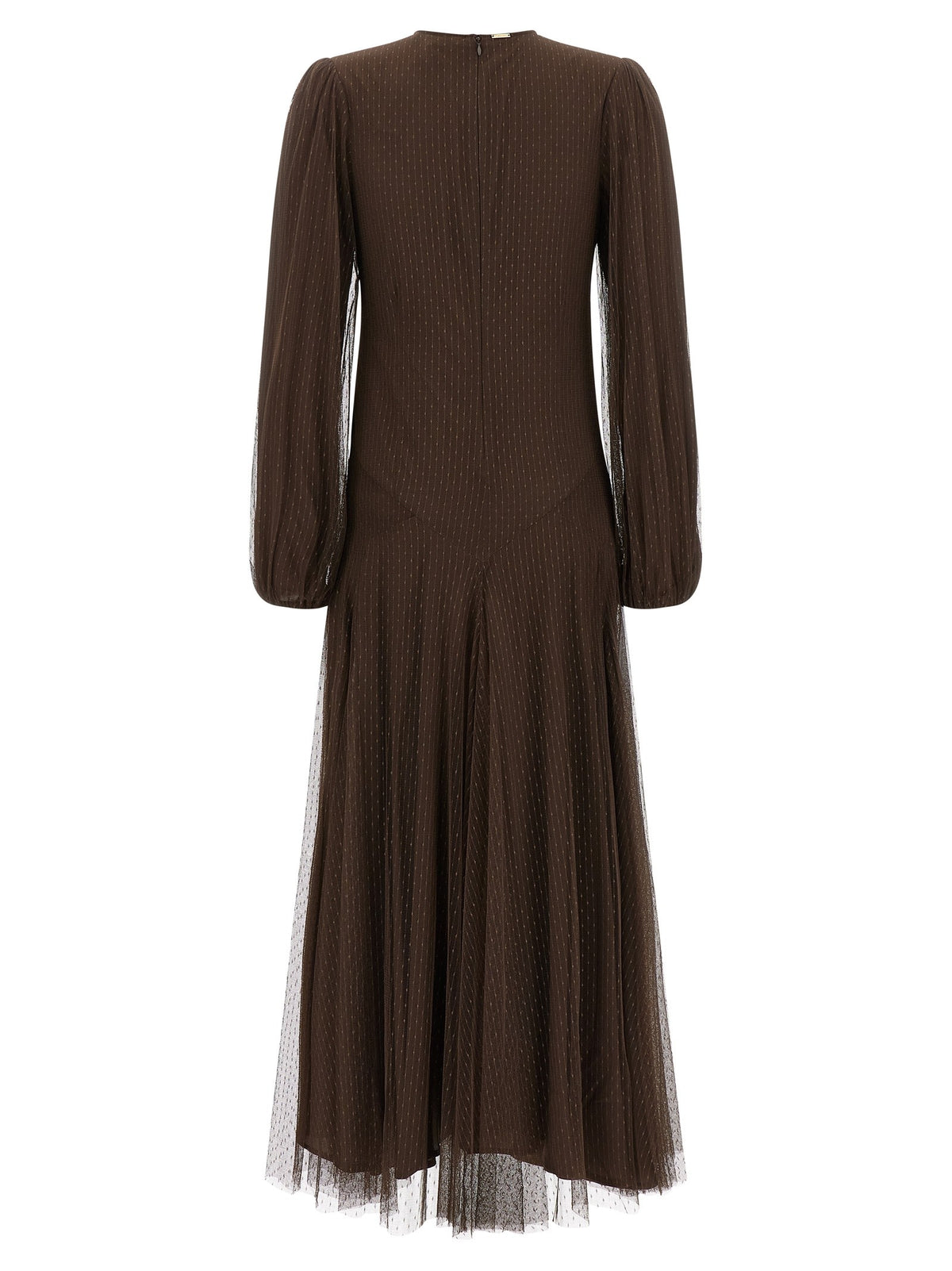 Tulle plumetis dress