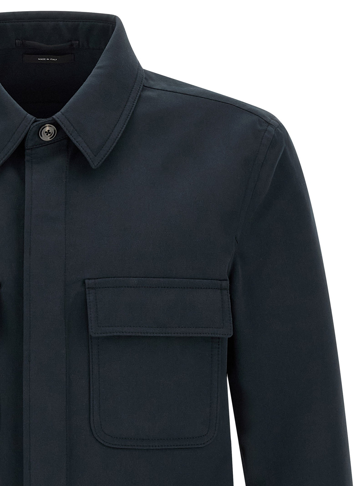 Twill overshirt