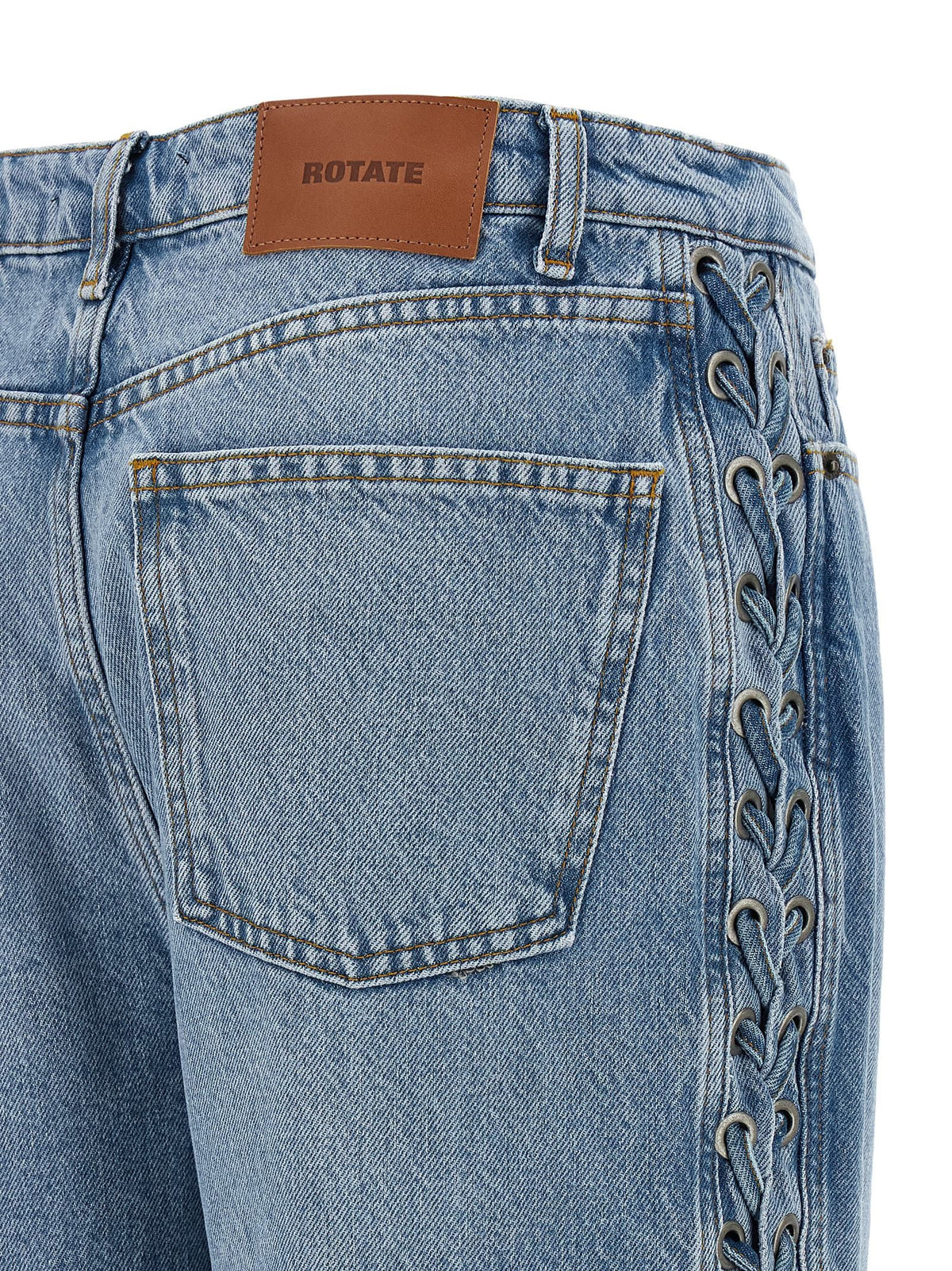 'Twisted lacing' jeans