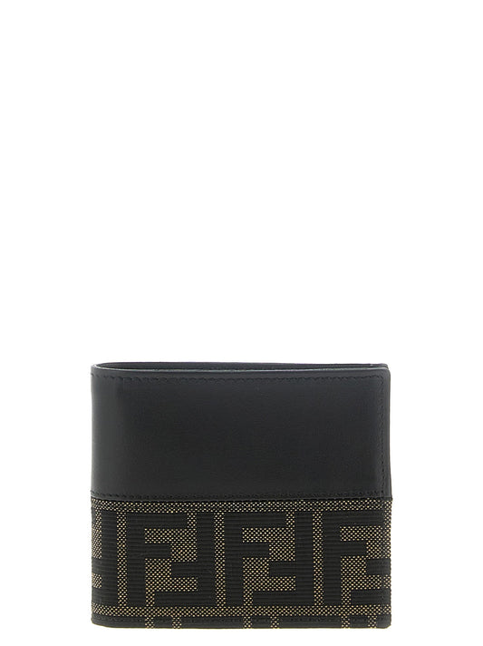 Two-color FF Jacquard wallet