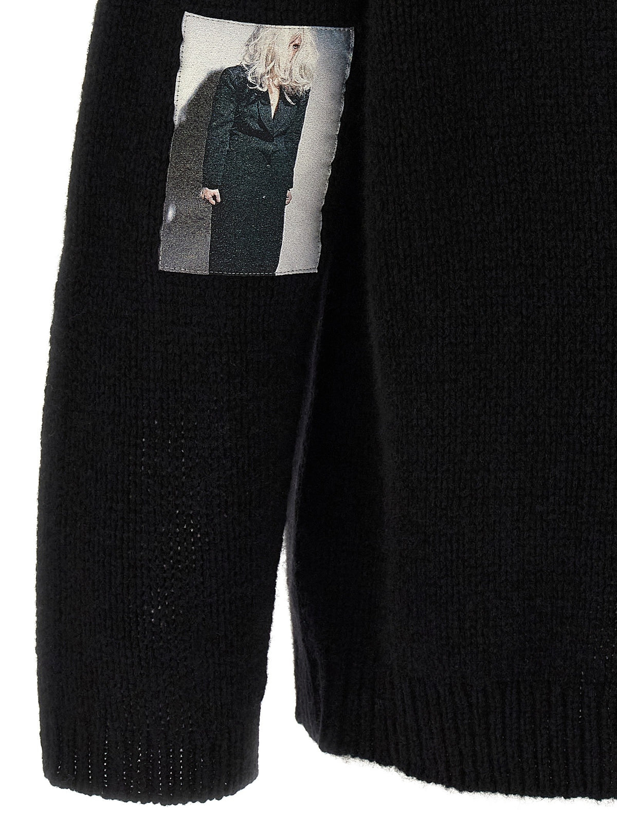 'UC2F4908' sweater featuring works by Cindy Sherman