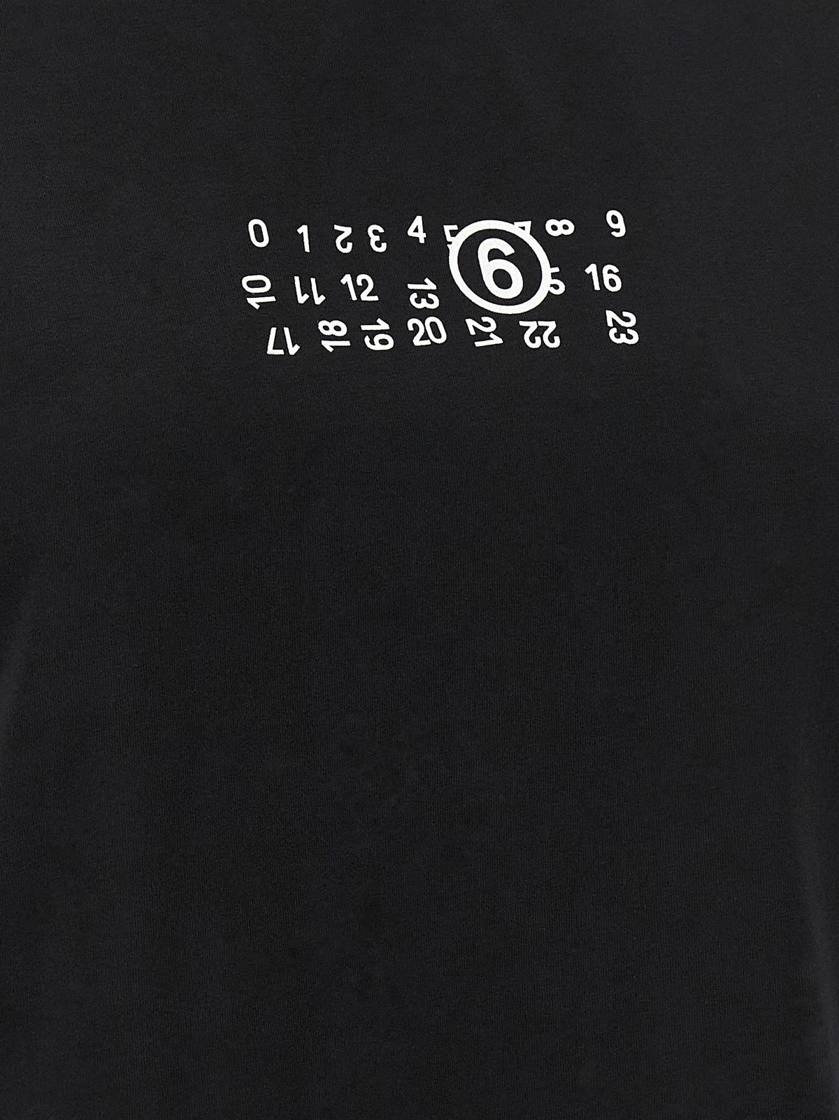Upside-down print T-shirt