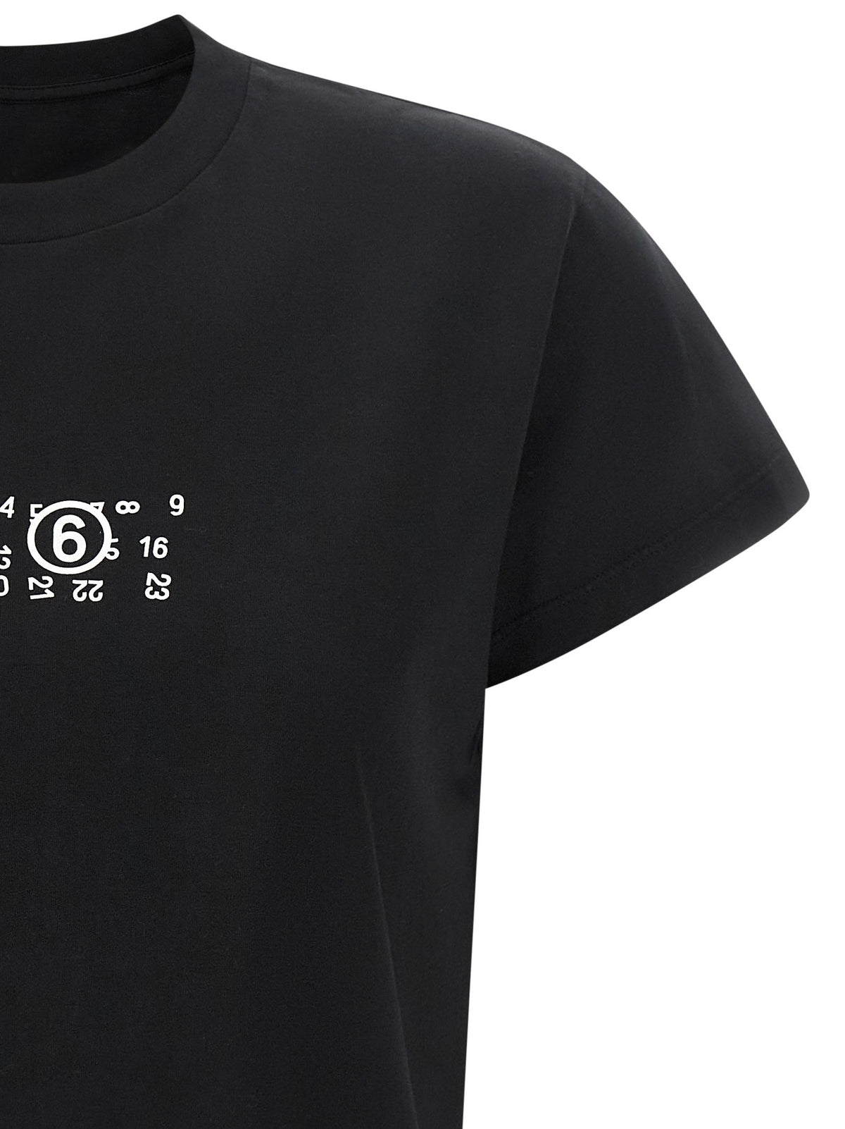 Upside-down print T-shirt
