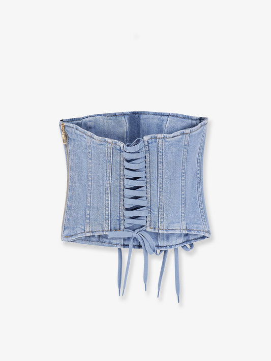 Urban denim bustier