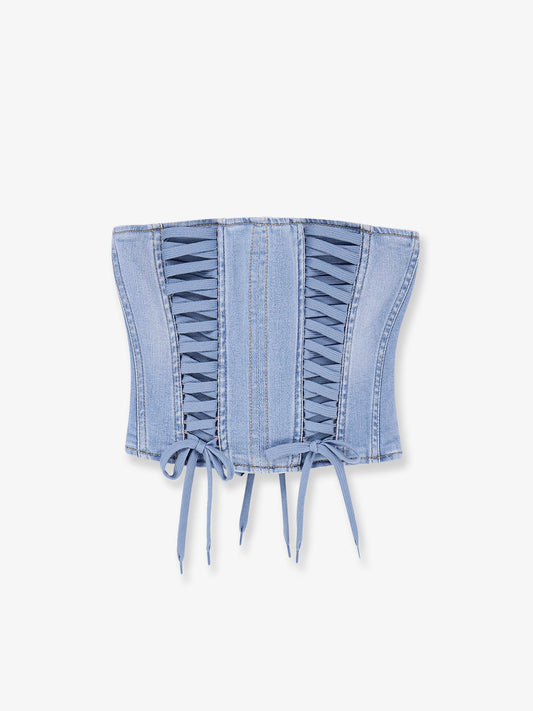 Urban denim bustier