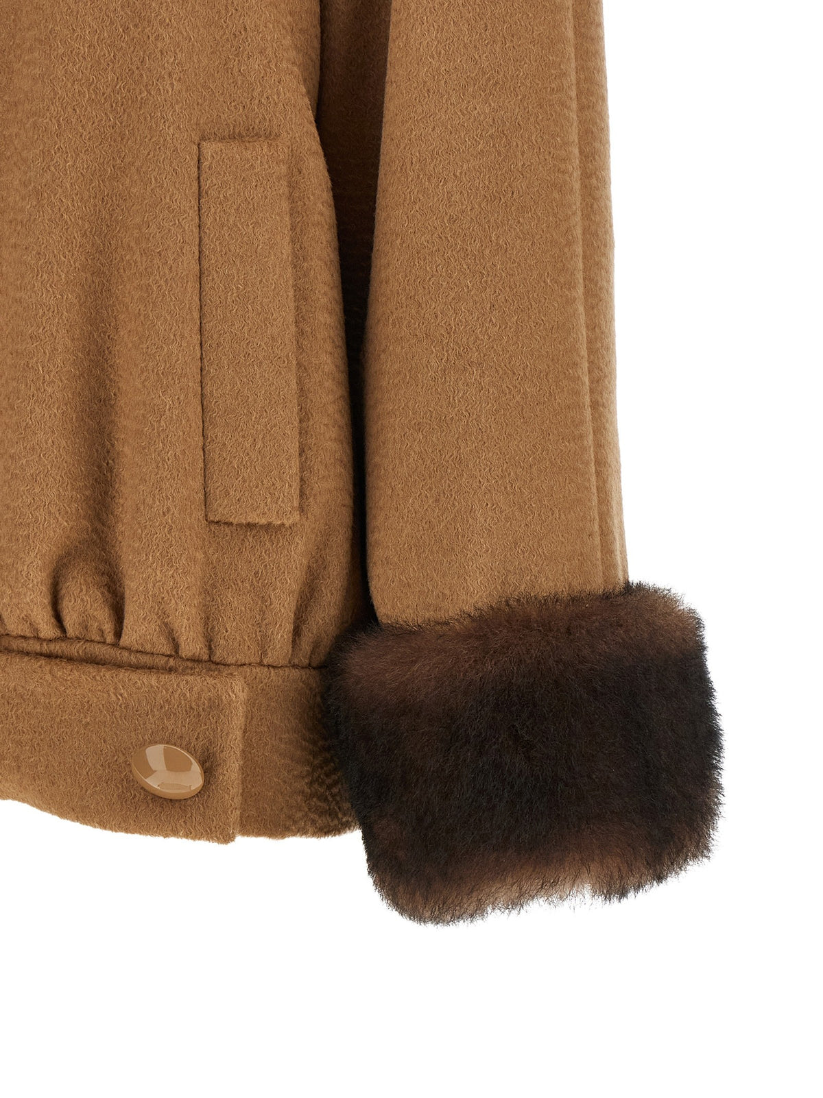 Valentino Garavani fur insert caban