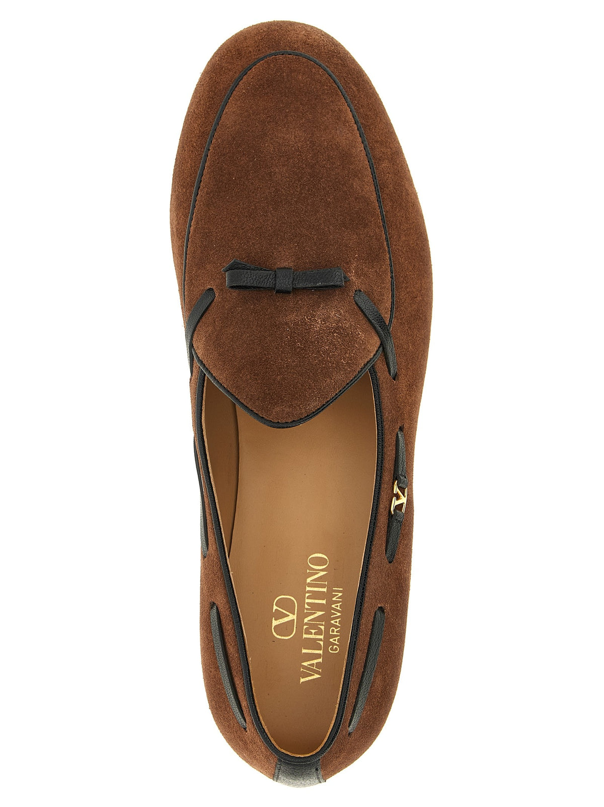 Valentino Garavani loafers brown crust